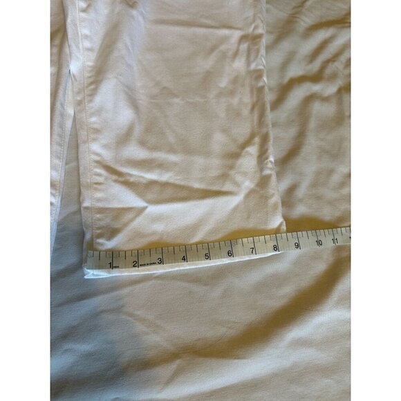 Chicos Jegging Capri Denim Sz 18/ Sz 3.5 No Stain Pull On White Stretchy NEW - Picture 12 of 13